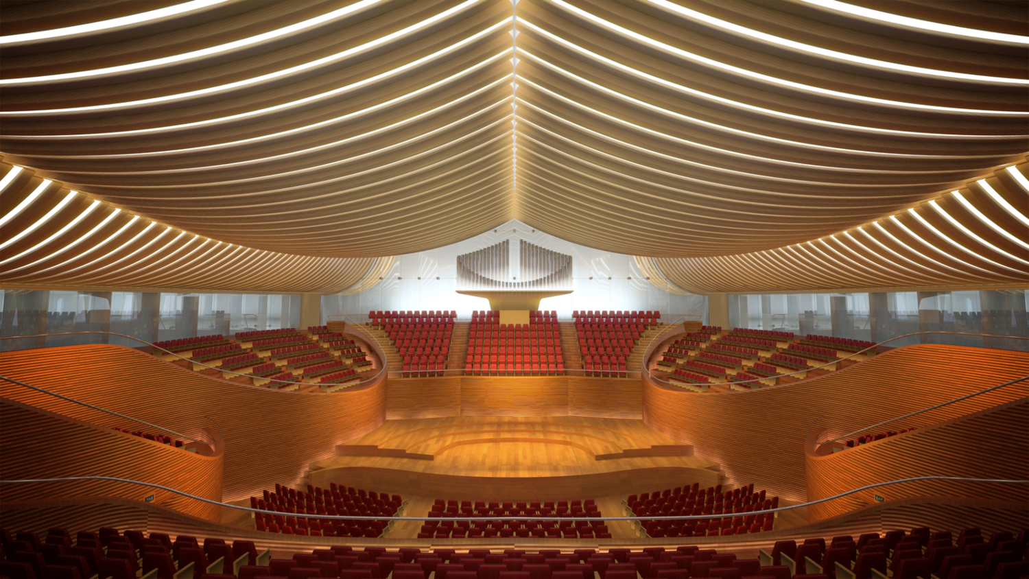 Yuan Ze Arts International conference hall Santiago Calatrava 04