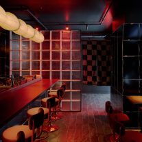 VV’s Cocktail Room por Josh Greenspan